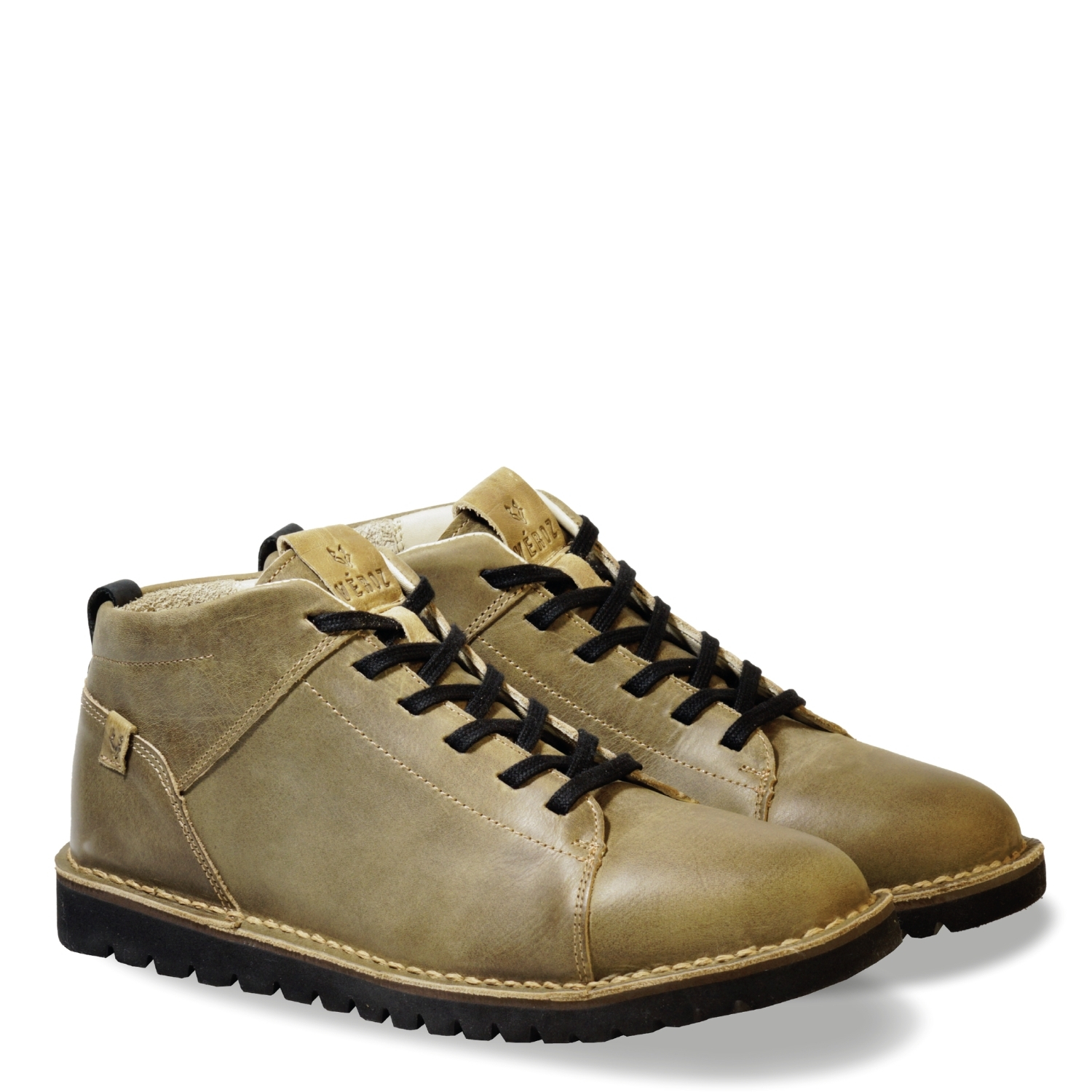 ZAPATO HOMBRE DE CUERO MILENIO MID VERDE VÉROZ - 2