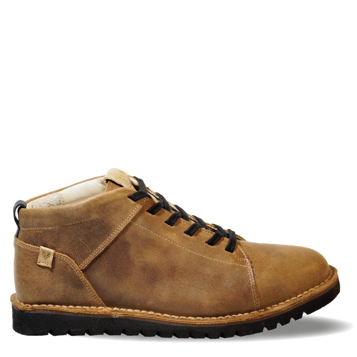 ZAPATO HOMBRE DE CUERO MILENIO MID EN COLOR CAFE VÉROZ - 1