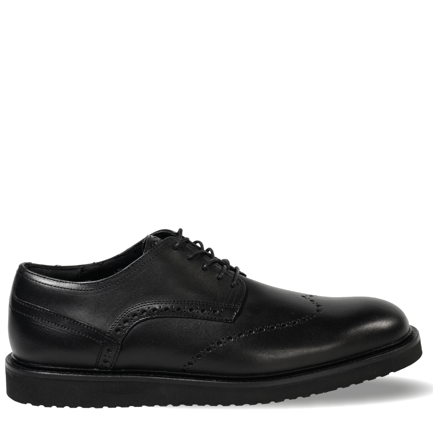 ZAPATO HOMBRE DE CUERO SCALZI EN COLOR NEGRO VÉROZ - 1