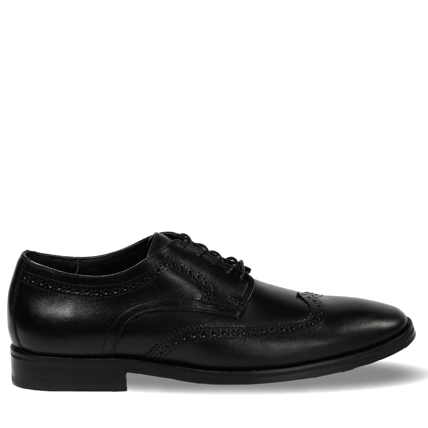 ZAPATO HOMBRE DE CUERO BROOKLYN EN COLOR NEGRO VÉROZ - 1