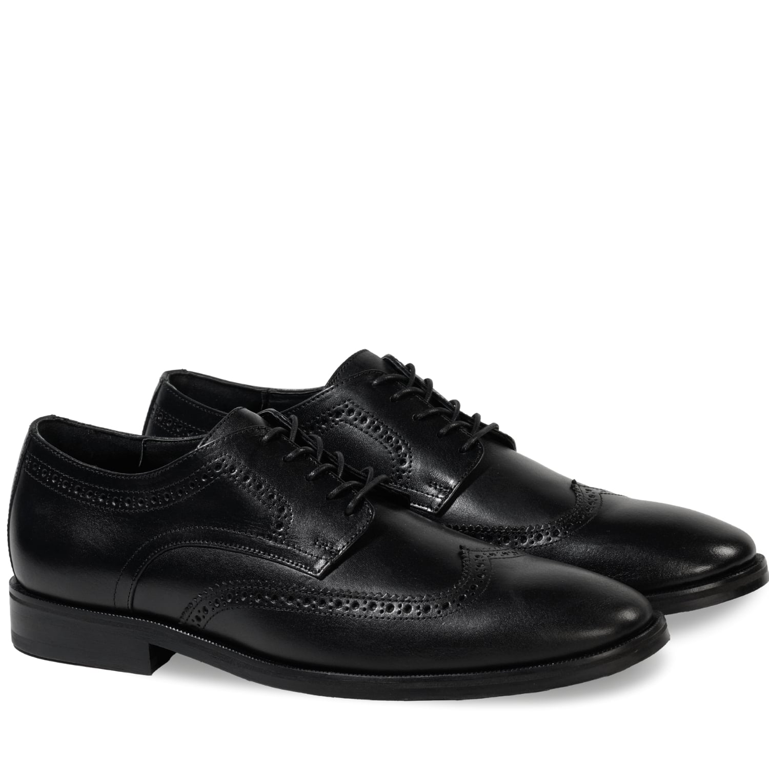 ZAPATO HOMBRE DE CUERO BROOKLYN EN COLOR NEGRO VÉROZ - 2