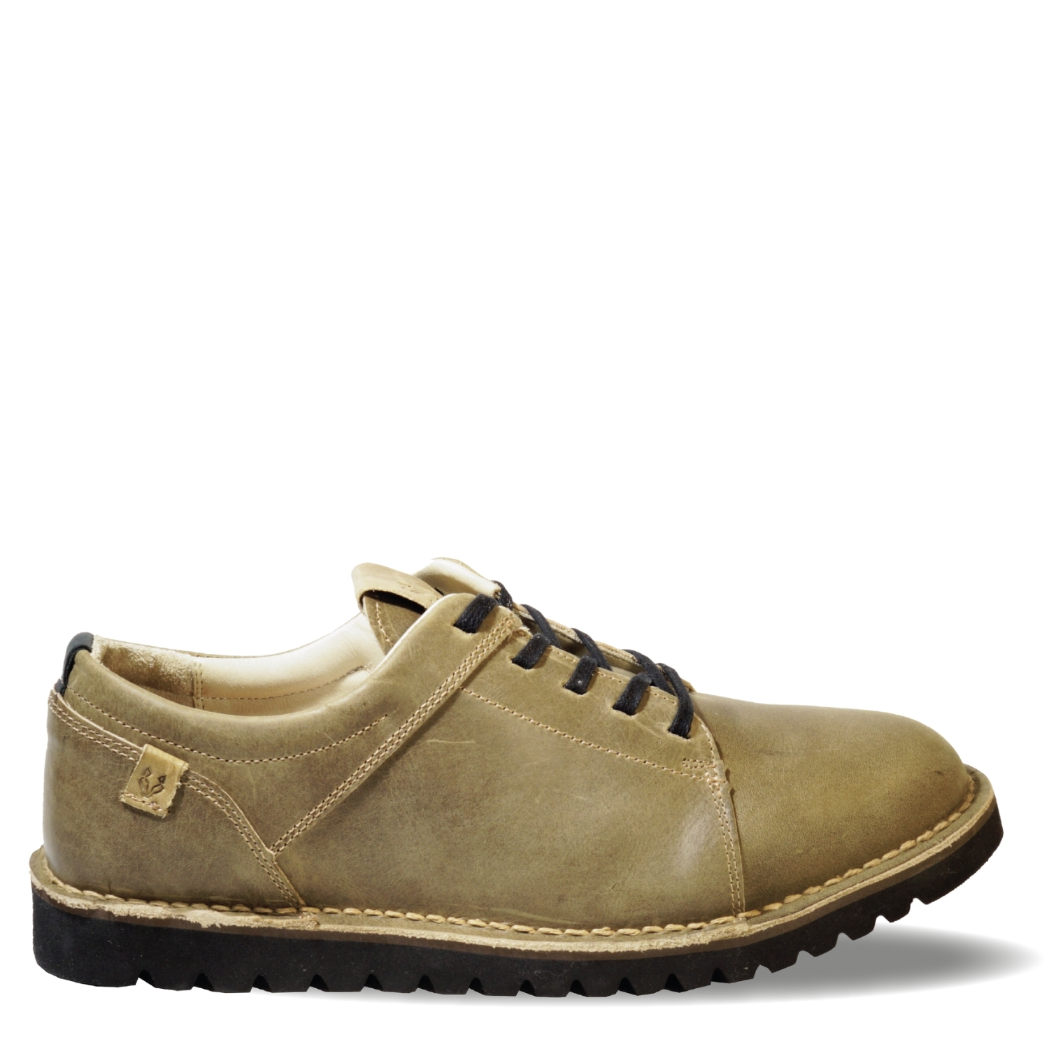 ZAPATO HOMBRE DE CUERO MILENIO VERDE VÉROZ - 1