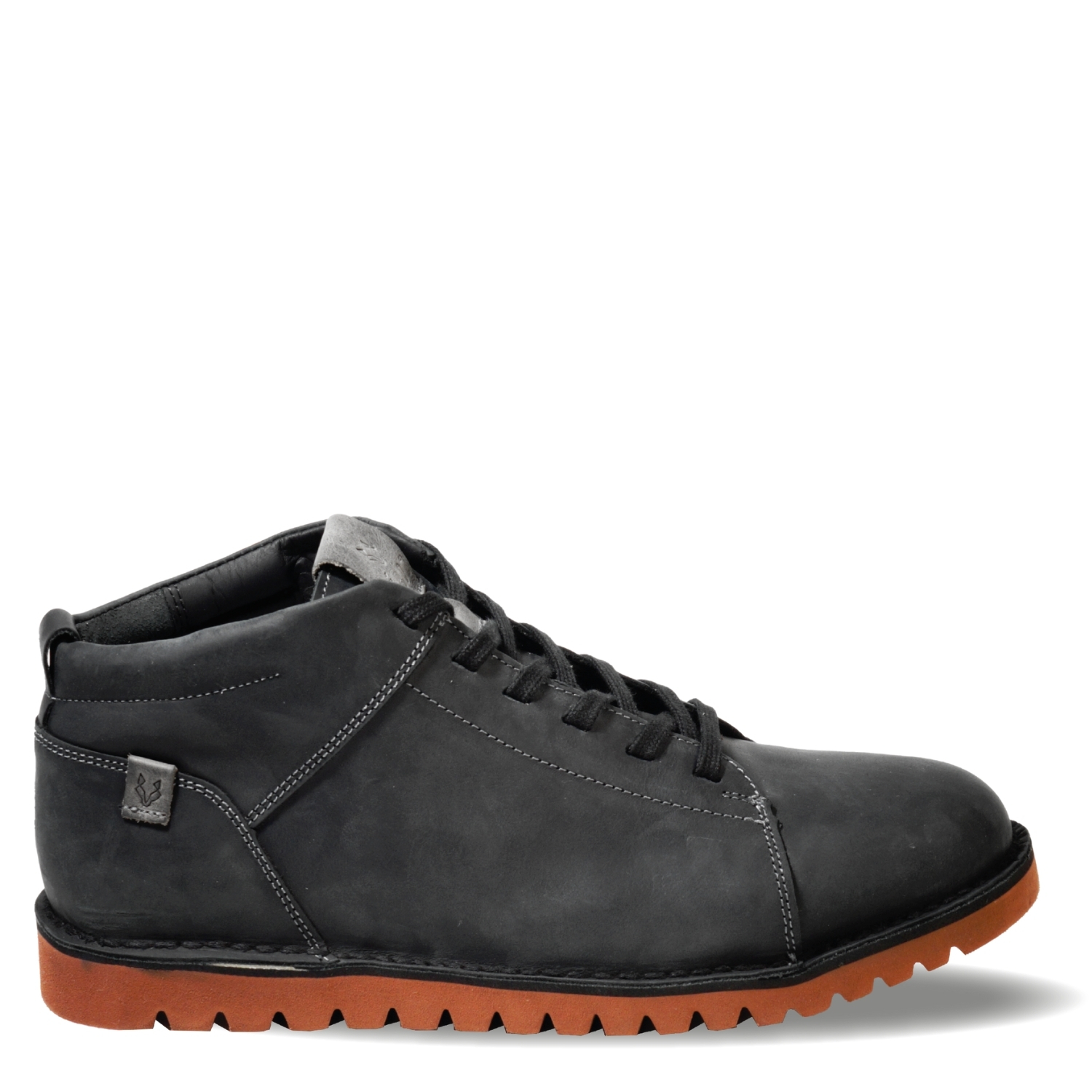 ZAPATO HOMBRE DE CUERO MILENIO MID EN COLOR NEGRO VEROZ