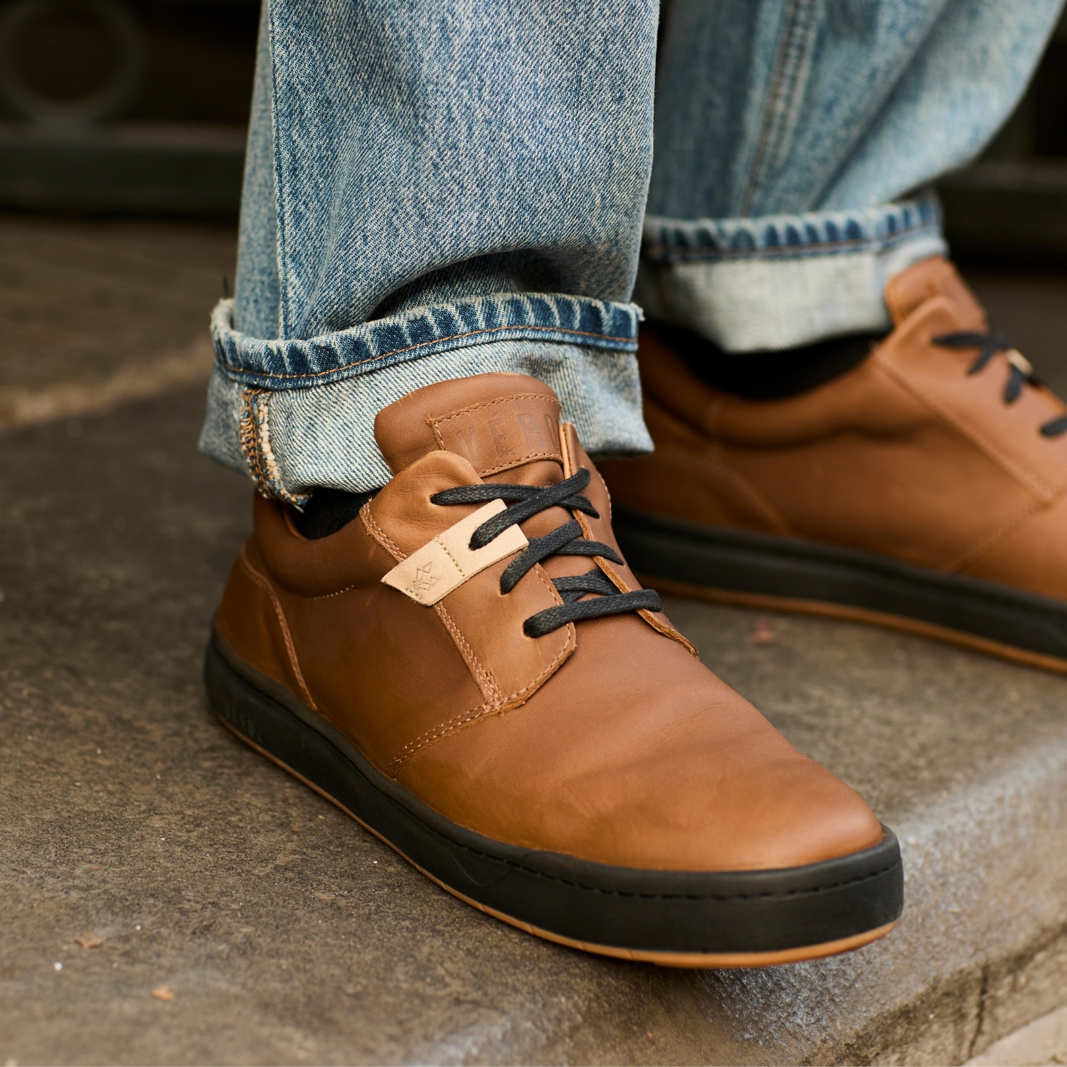 ZAPATILLA HOMBRE DE CUERO RUSSKY EN COLOR CAFE VÉROZ - 5