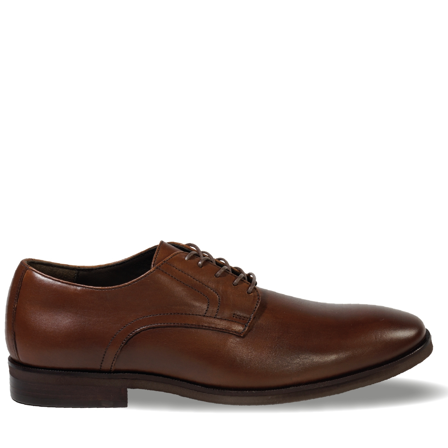 ZAPATO HOMBRE DE CUERO MANHATTAN EN COLOR CAFE VÉROZ - 1