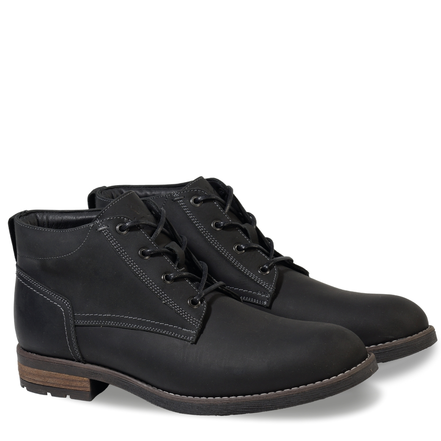 BOTIN HOMBRE DE CUERO TORRI EN COLOR NEGRO VÉROZ - 2