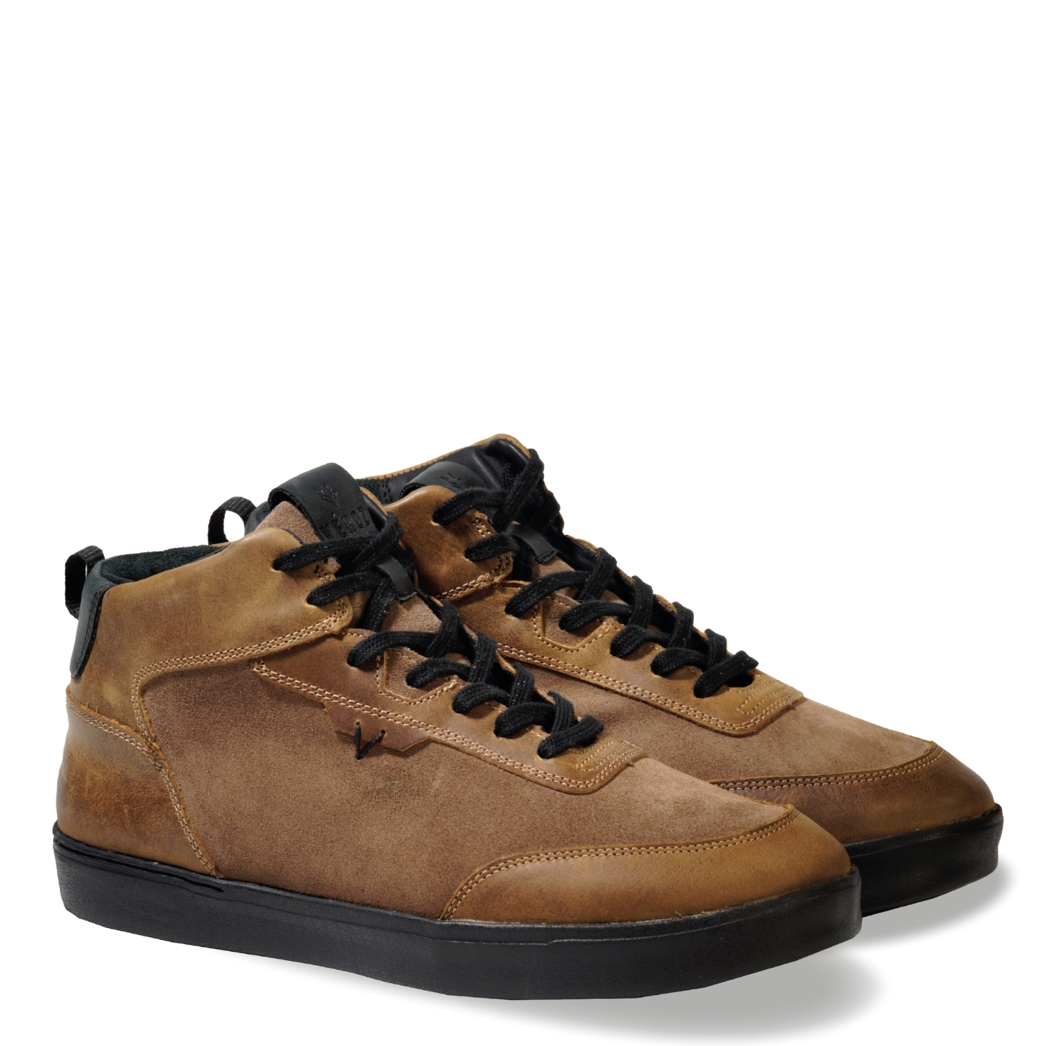ZAPATILLA HOMBRE DE CUERO TREND MID LIGHT EN COLOR CAFE VÉROZ - 2