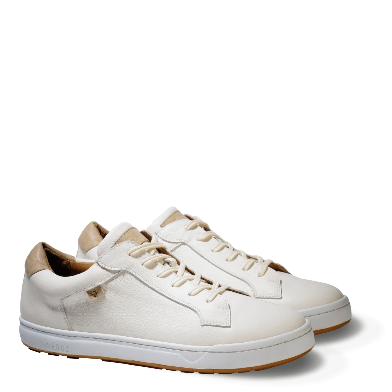 ZAPATILLA HOMBRE DE CUERO VECCHIO EN COLOR BLANCO VÉROZ - 2