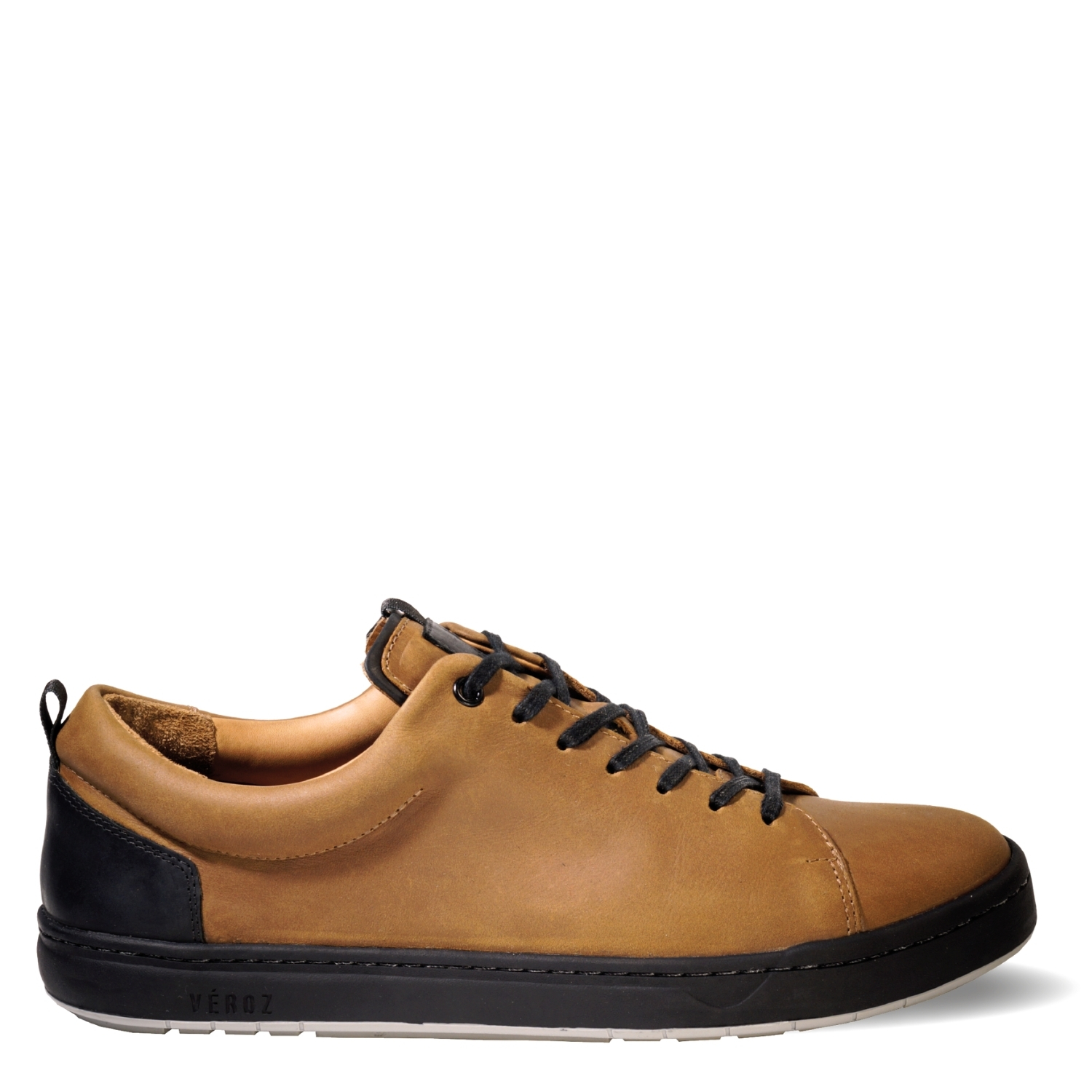 ZAPATILLA HOMBRE DE CUERO RIALTO HABANO VE ROZ - 1