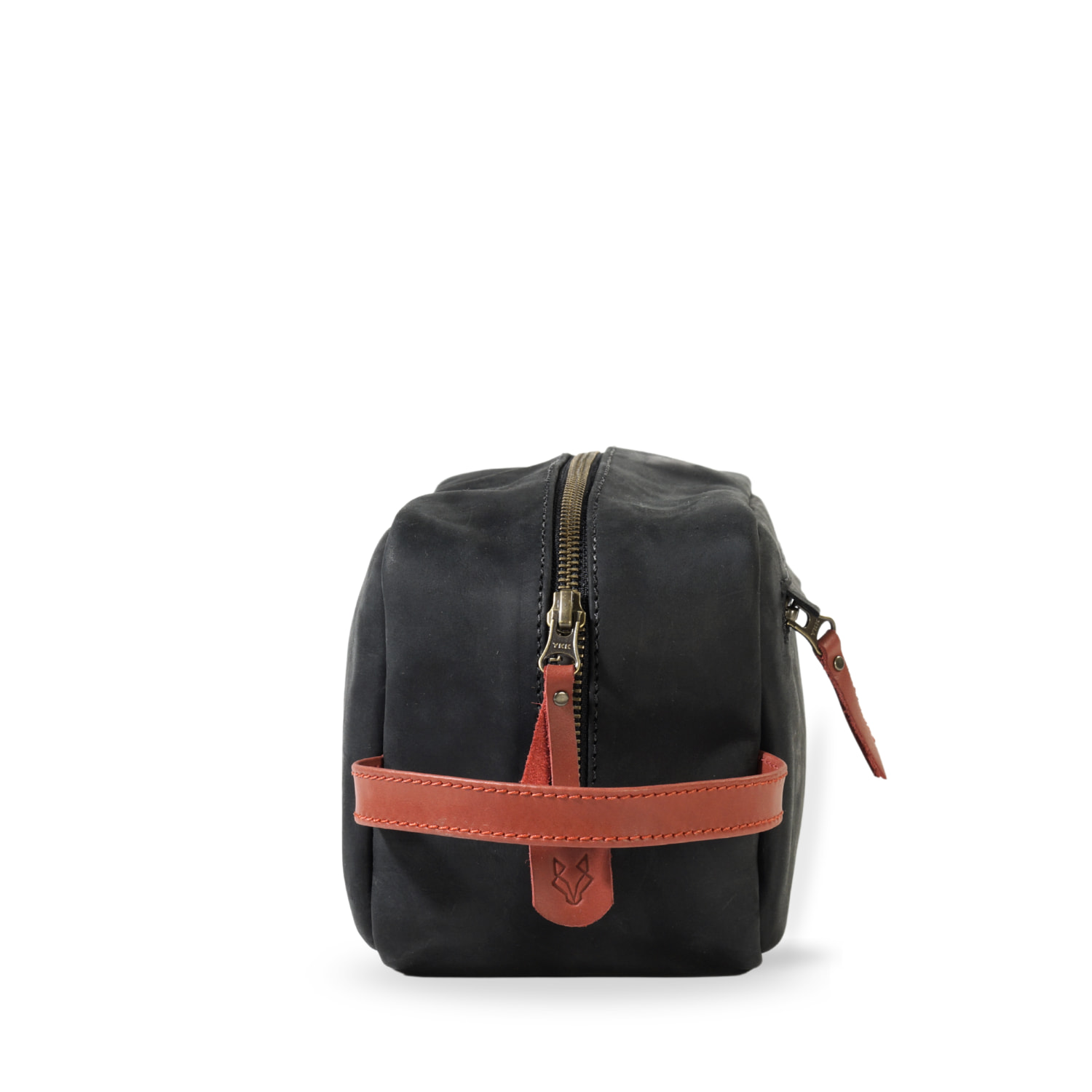 NECESER DE CUERO TIBER NEGRO VE ROZ - 3