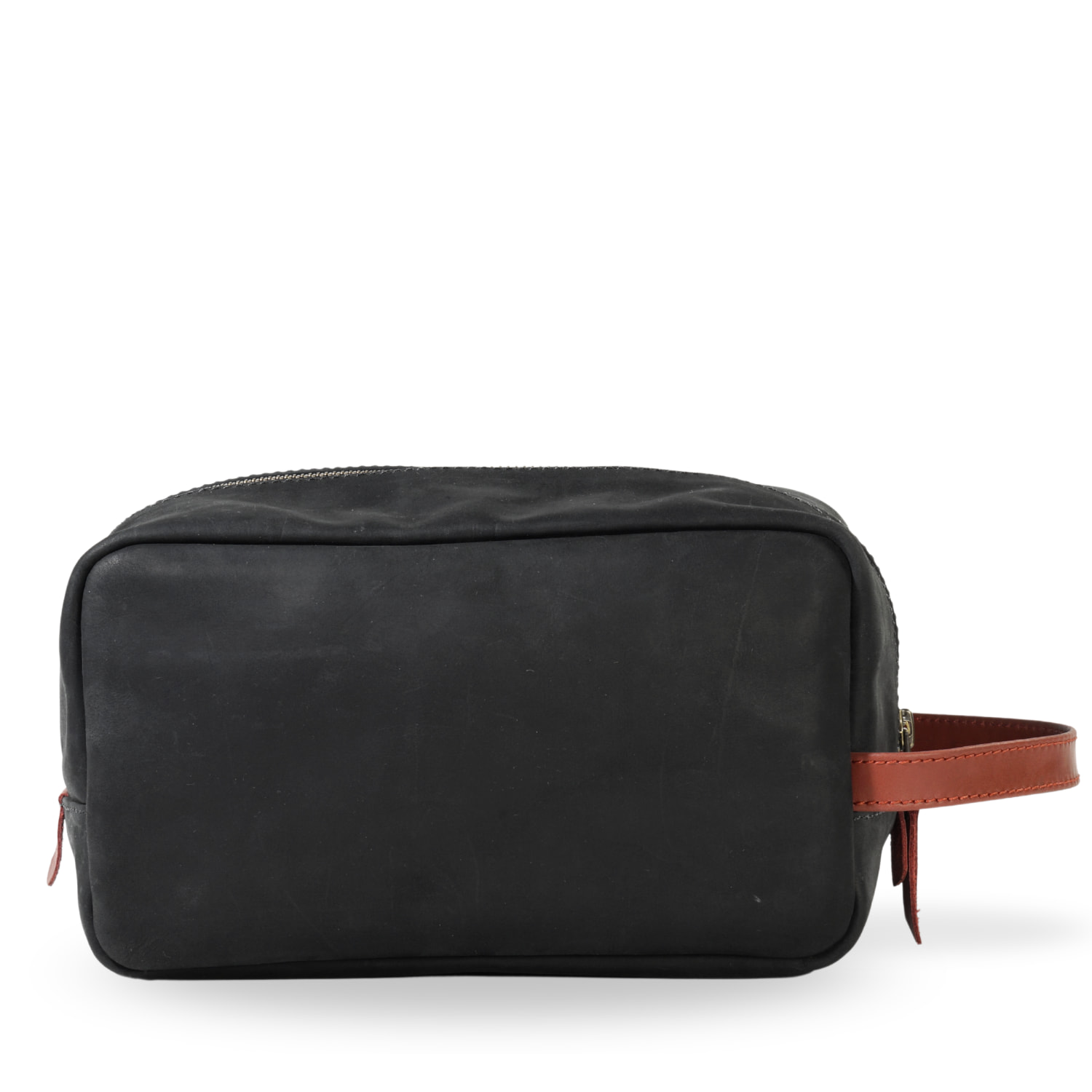 NECESER DE CUERO TIBER NEGRO VE ROZ - 4
