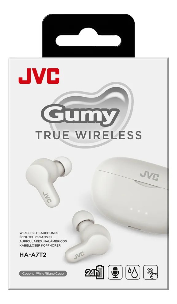 AUDÍFONOS JVC GUMY TRUE WIRELESS HA-A7T2 BLANCOS - 5