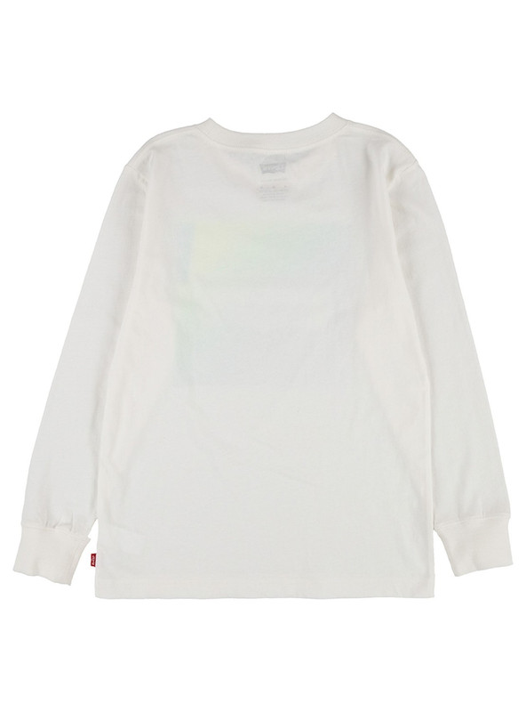 POLERA NIÑO LEVIS BLANCA MANGA LARGA - 2