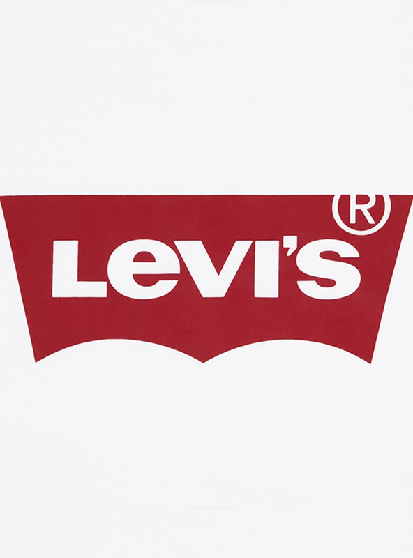 POLERA NIÑO LEVIS BLANCA BATWING MANGA CORTA - 3