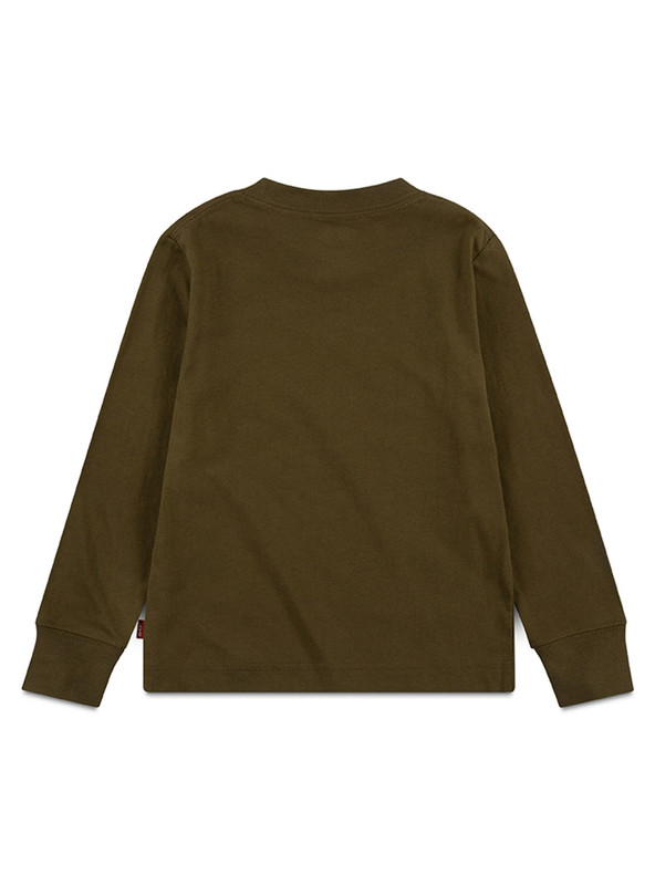 POLERA NIÑO LEVIS VERDE BATWING MANGA LARGA - 2