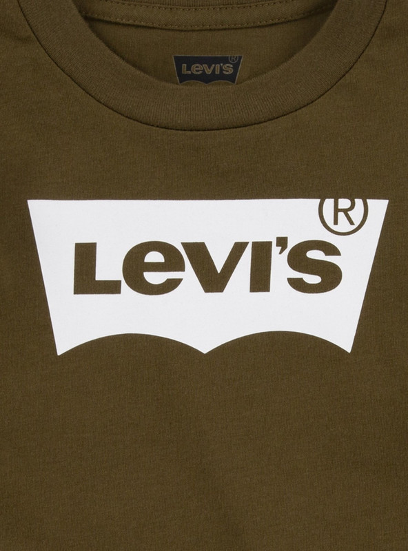 POLERA NIÑO LEVIS VERDE BATWING MANGA LARGA - 3