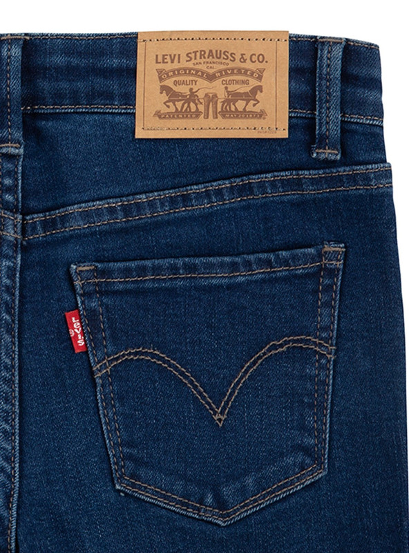 JEANS NIÑA LEVIS AZUL 710 SKINNY - 4