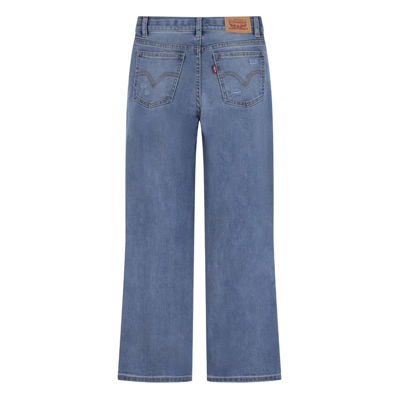 JEANS NIÑA LEVIS AZUL WIDE LEGS - 2