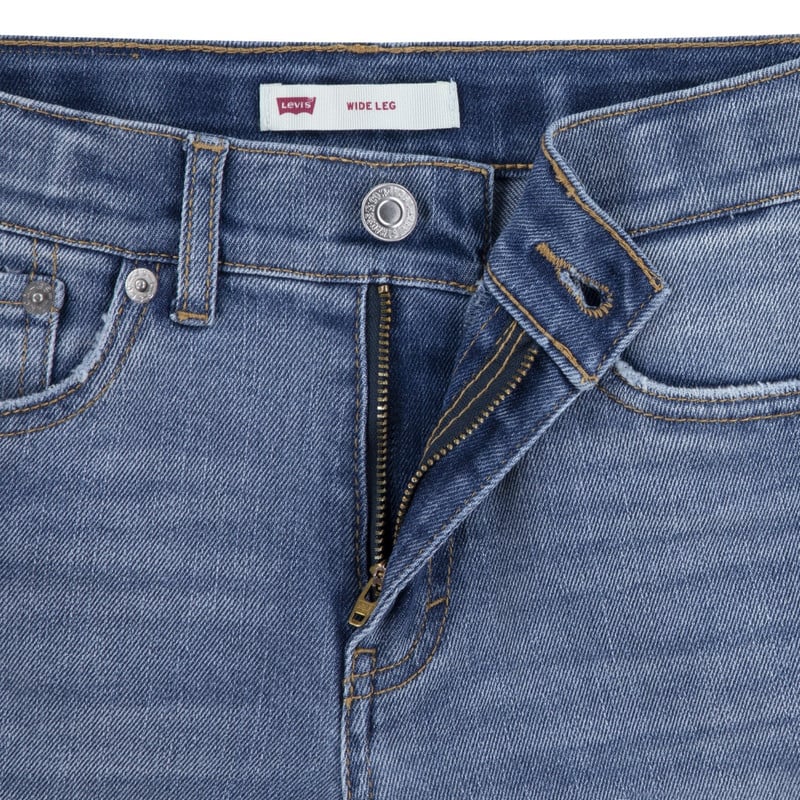 JEANS NIÑA LEVIS AZUL WIDE LEGS - 4