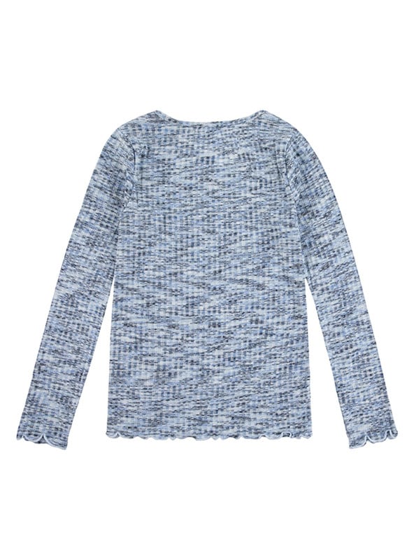 POLERA NIÑA LEVIS AZUL MANGA LARGA - 2