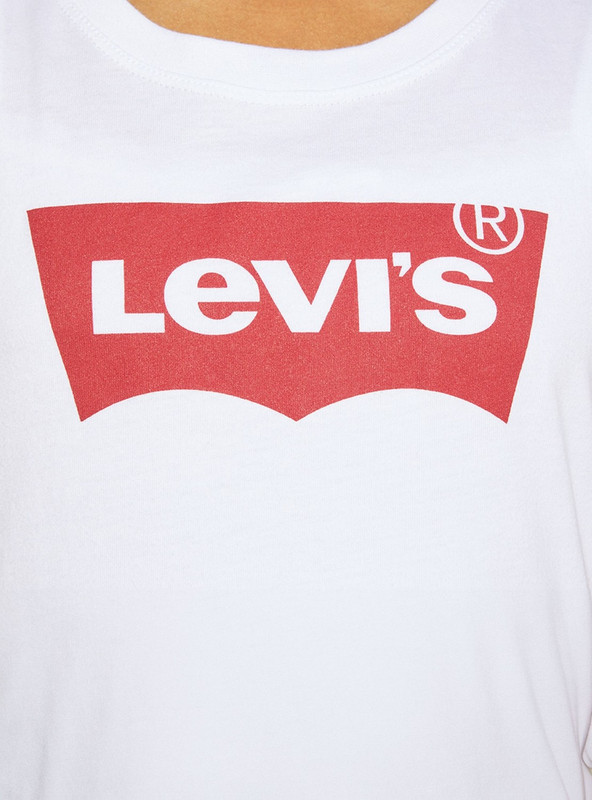 POLERA NIÑA LEVIS BLANCA BATWING MANGA CORTA - 3