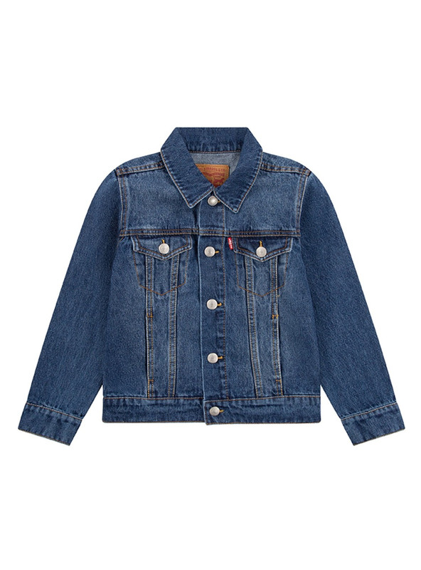 CHAQUETA NIÑO LEVIS AZUL TRUCKER - 1
