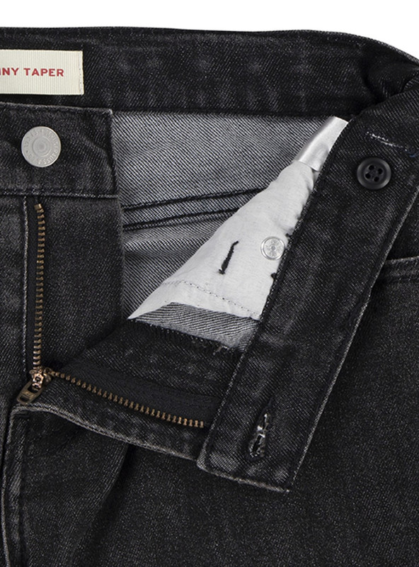 JEANS NIÑO LEVIS NEGRO SKINNY TAPER - 4