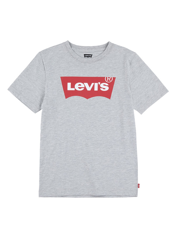 POLERA NIÑO LEVIS GRIS BATWING MANGA CORTA - 1
