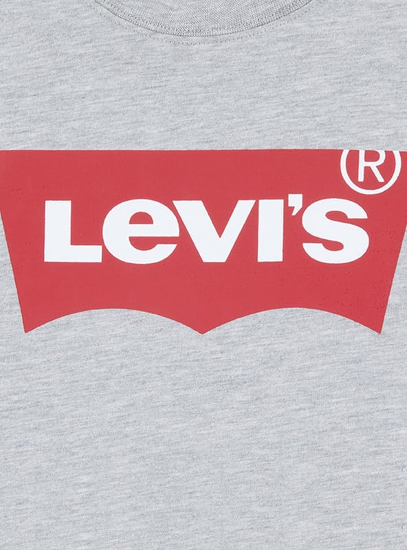 POLERA NIÑO LEVIS GRIS BATWING MANGA CORTA - 3
