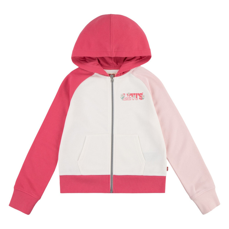 POLERON NIÑA LEVIS BICOLOR HOODIE - 2