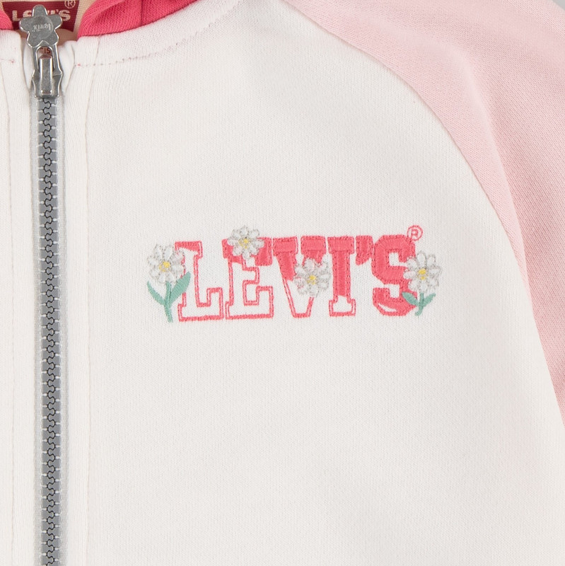 POLERON NIÑA LEVIS BICOLOR HOODIE - 3