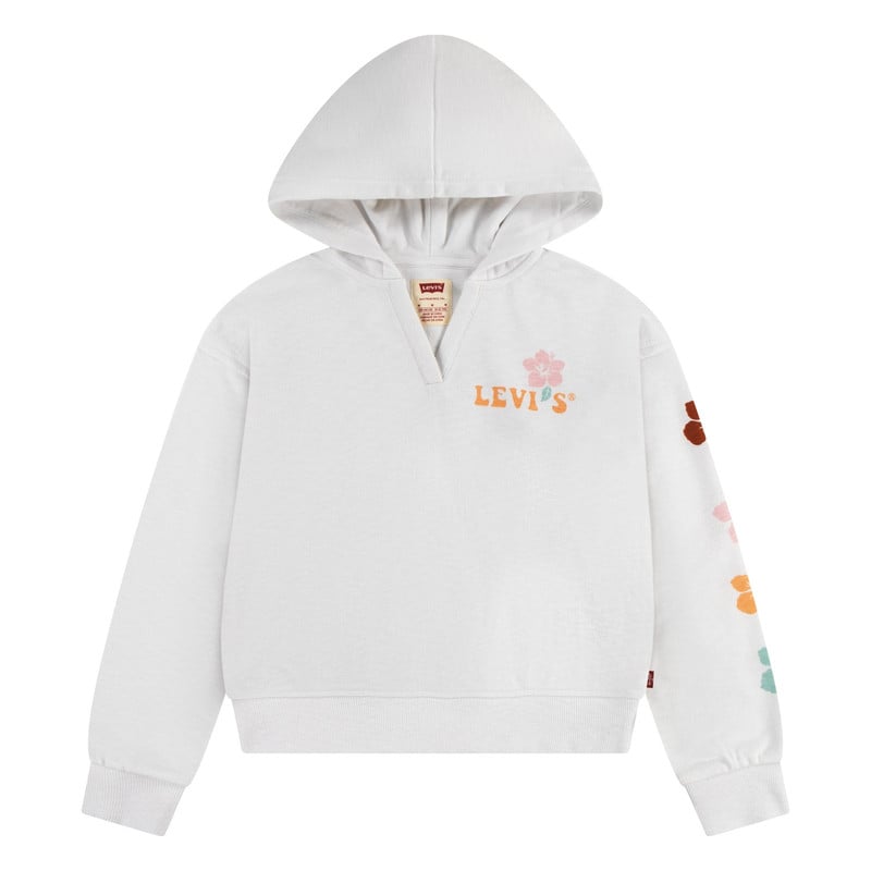 POLERON NIÑA LEVIS BLANCO HOODIE - 1