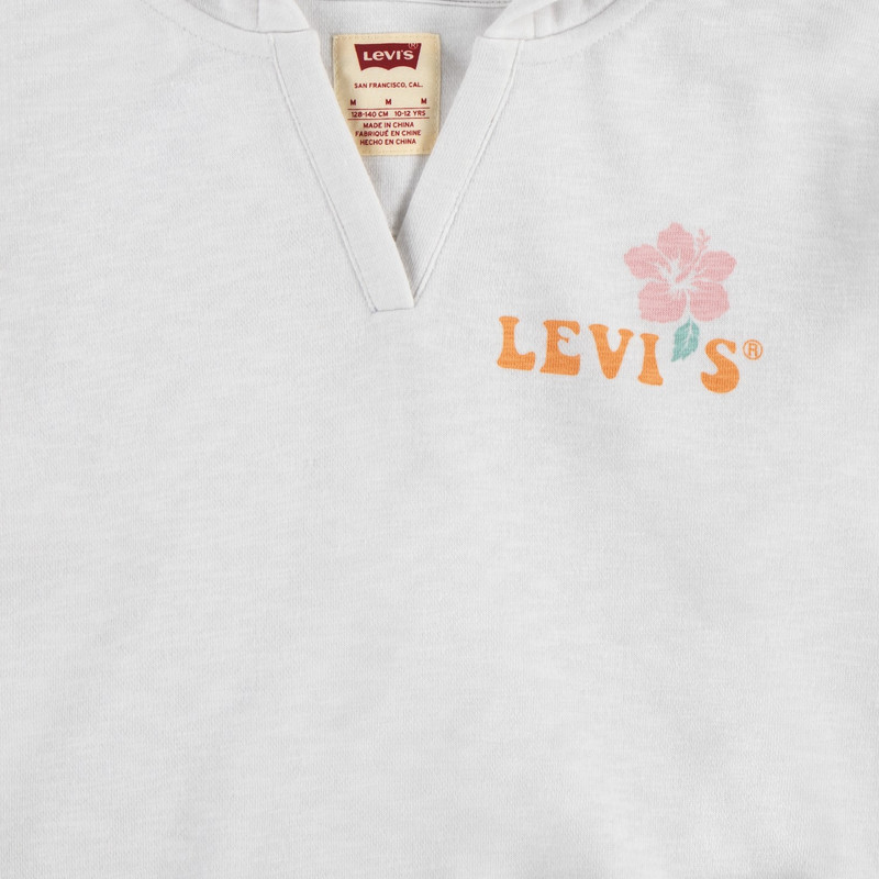 POLERON NIÑA LEVIS BLANCO HOODIE - 3