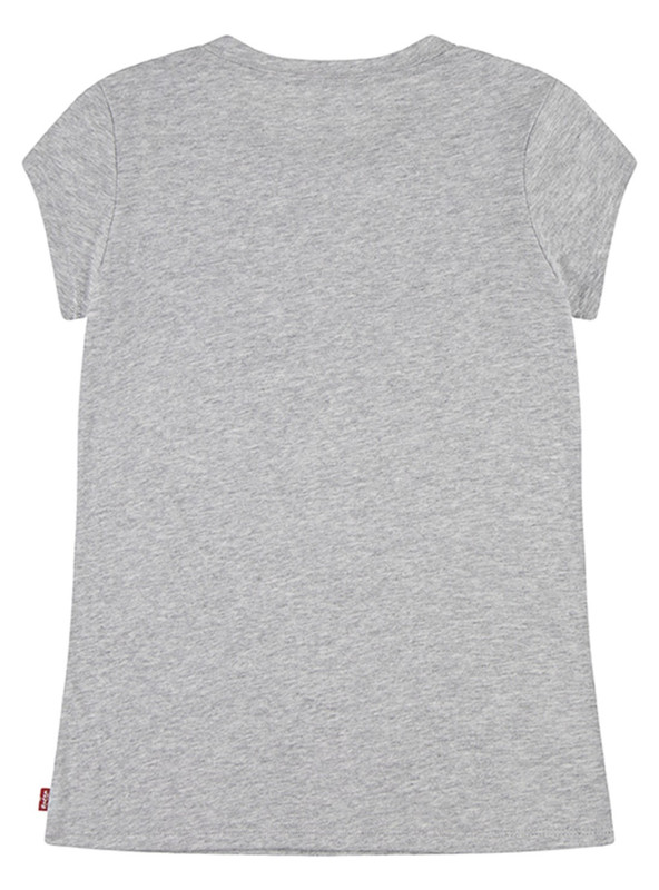 POLERA NIÑA LEVIS GRIS MANGA CORTA - 2
