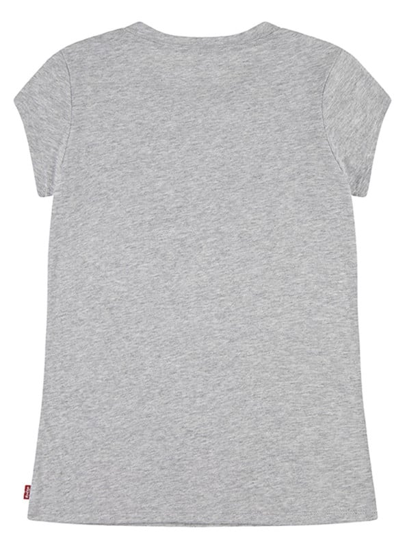 POLERA NIÑA LEVIS GRIS MANGA CORTA - 2
