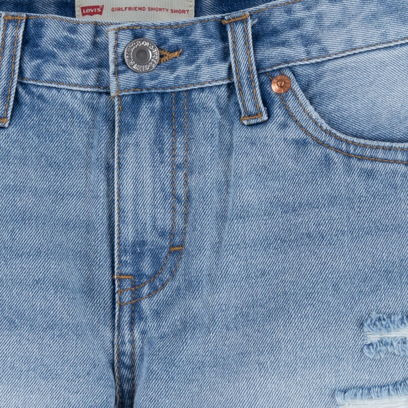 SHORT NIÑA GIRLFRIEND AZUL LEVIS 31D152-L6L - 3