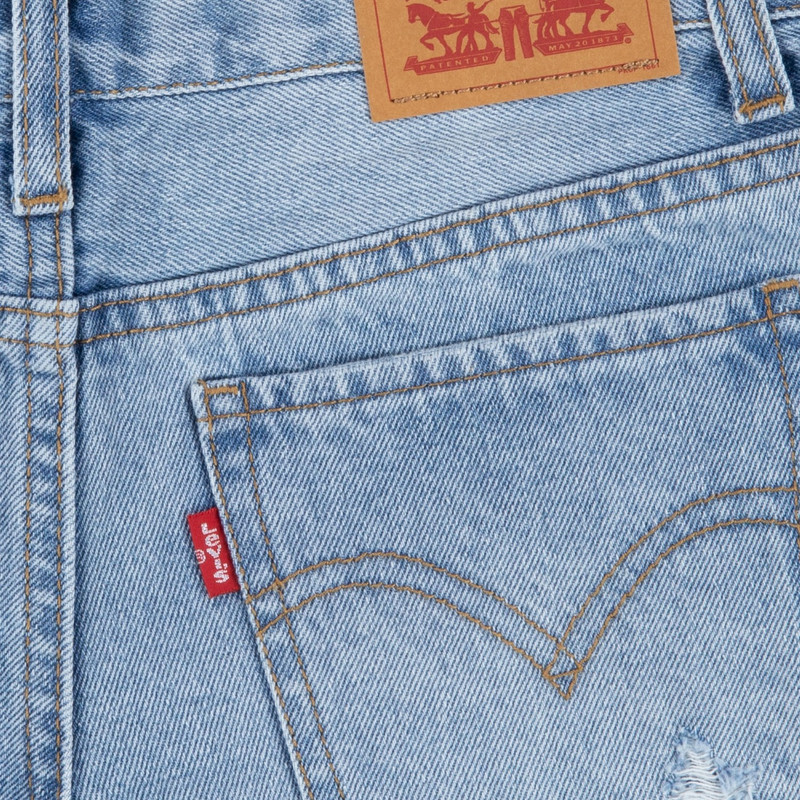 SHORT NIÑA GIRLFRIEND AZUL LEVIS 31D152-L6L - 7
