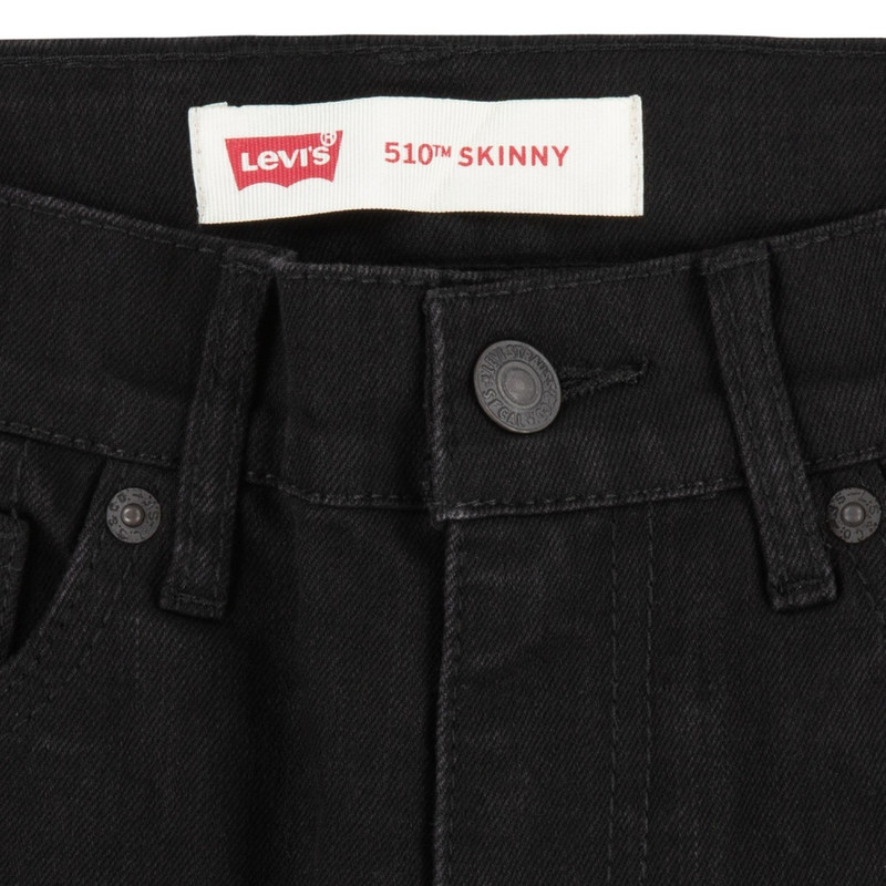 JEANS NIÑO 510 SKINNY EN COLOR NEGRO LEVIS 812008-508 - 5