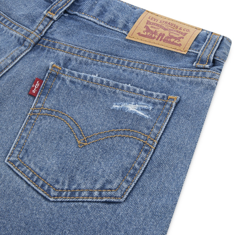SHORT NIÑA GIRLFRIEND AZUL LEVIS 41D152-M0V - 4