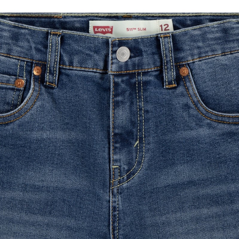 SHORT NIÑO 511 SLIM AZUL LEVIS 81M374-DC3 - 3