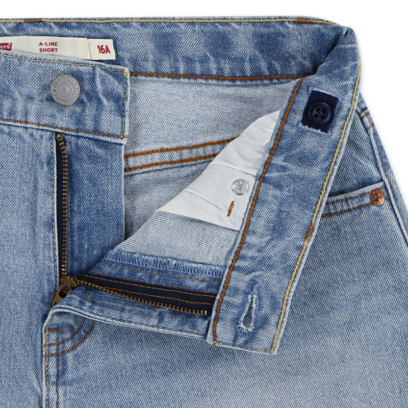 SHORT NIÑA ALINE AZUL CLARO LEVIS 41M220-L9Y - 3