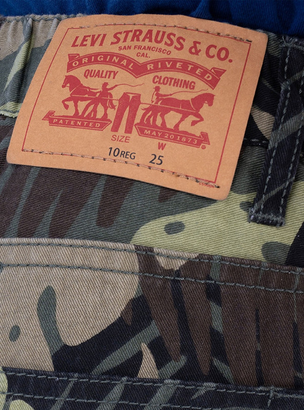 SHORT NIÑO REGULAR TAPER PALMERA LEVIS 91B076-F41 - 4