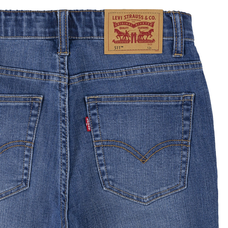 SHORT NIÑO SLIM AZUL LEVIS 81C770-M0R - 5