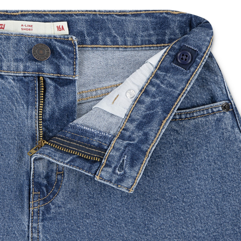 SHORT NIÑA A-LINE AZUL LEVIS 31M220-MDR - 3