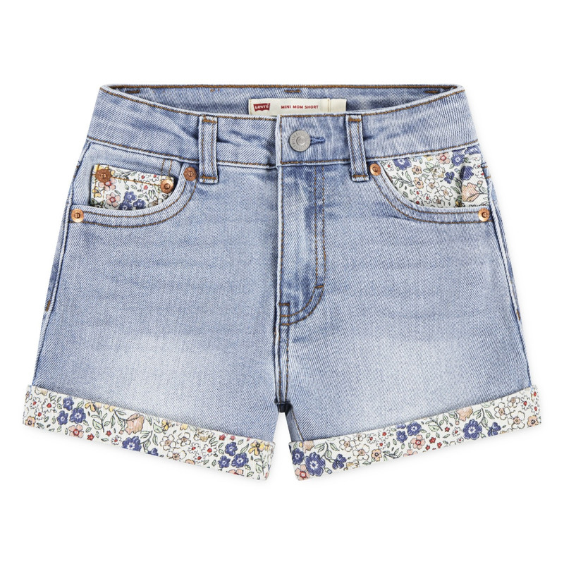 SHORT NIÑA MOM PRINT AZUL LEVIS 31M214-L9V - 1
