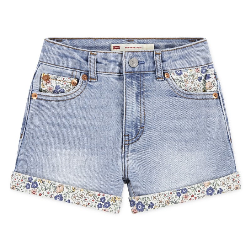 SHORT NIÑA MOM PRINT AZUL LEVIS 31M214-L9V - 1