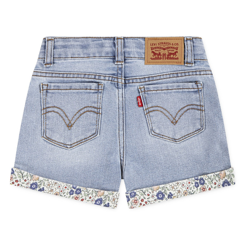 SHORT NIÑA MOM PRINT AZUL LEVIS 31M214-L9V - 2