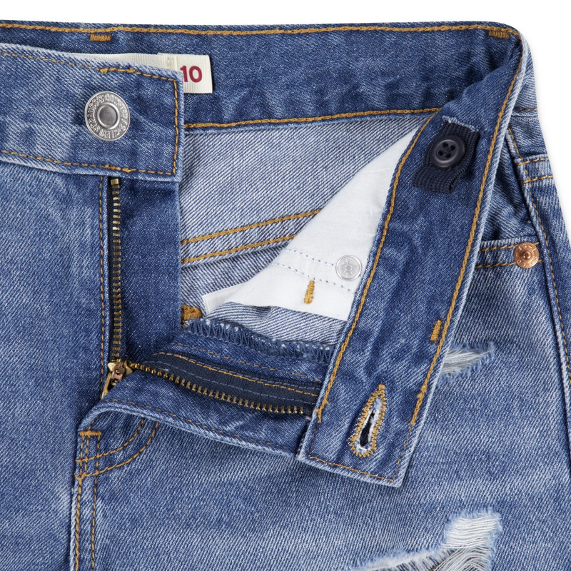 SHORT NIÑA GIRLFRIEND AZUL LEVIS 31D152-M0V - 3