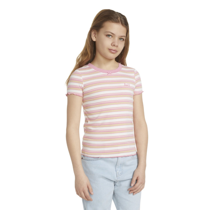 POLERA NIÑA MC RIB ROSADO LEVIS 41H139-AEN - 2