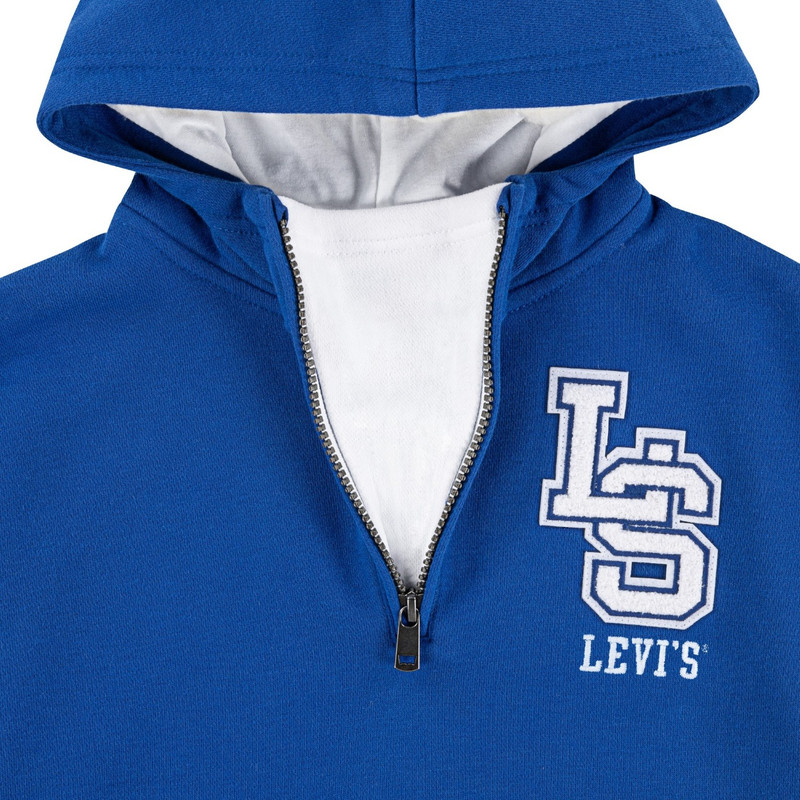 POLERON NIÑO HZIP AZUL LEVIS 81M365-B65 - 3